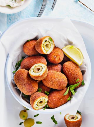 Olive Chicken Poppers